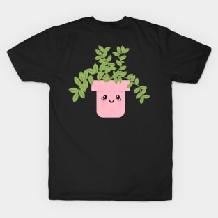 Kawaii plant vase T-Shirt